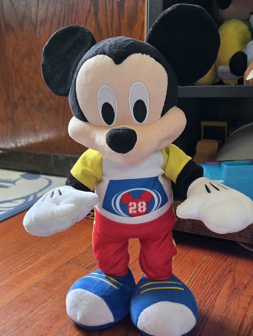 Disney Mickey Mouse Interactive Dancing & Spinning Plush